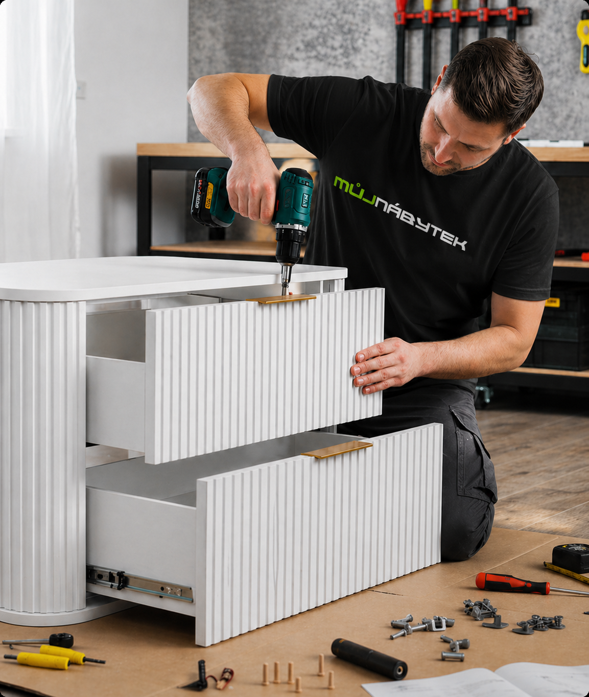 Montáž koupelnového nábytku MůjNábytek